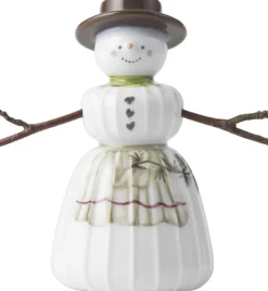 Hammershøi Christmas Snekone H11 hvid m. deko