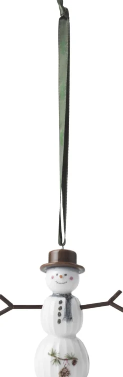 Hammershøi Christmas Snemand hængende H9. 5 hvid m. deko