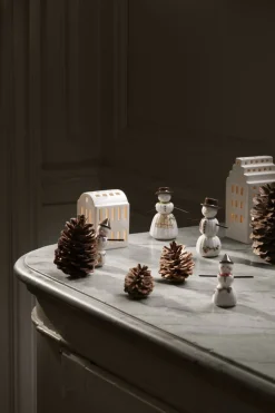 Hammershøi Christmas Snepige H8 hvid m. deko