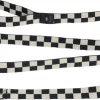 HAY Dogs Leash-Flat Check M/L-Black