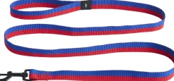 HAY Dogs Leash-Flat M/L-Red, blue