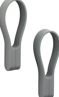 Håndklædestrop Loop magnet 2 stk. Grey