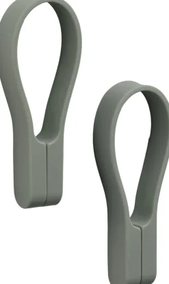 Håndklædestrop Loop magnet 2 stk. Olive green