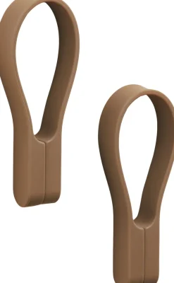 Håndklædestrop Loop magnet 2 stk. Terracotta