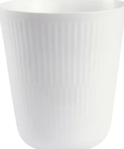 Hvid Riflet 29 cl. termokop