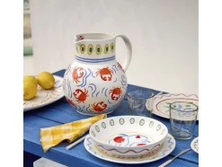 Kande Bliss 595 cl x 28. 6 x 26. 8 cm Blå/Koral/Rosa/Grøn Kera