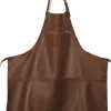 Klassisk 100% læder Forklæde BRUN