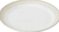 Knabstrup Colorit, tallerken, sand, Ø19 cm