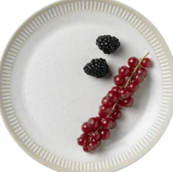 Knabstrup Colorit, tallerken, sand, Ø19 cm