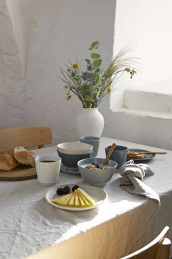 Knabstrup Colorit, tallerken, sand, Ø19 cm