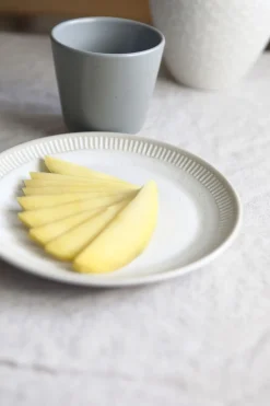 Knabstrup Colorit, tallerken, sand, Ø19 cm