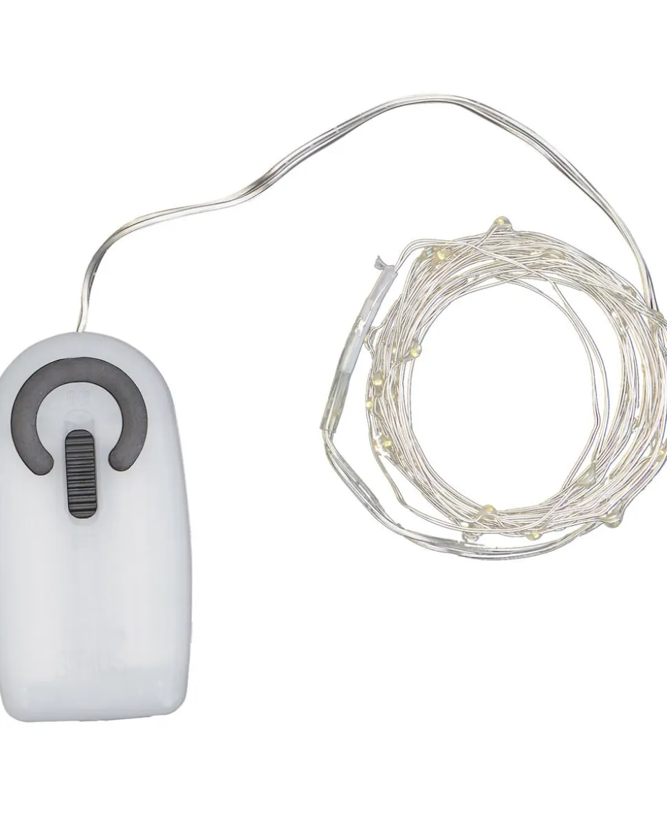 Knirke 40L m/timer, Klar/sølv