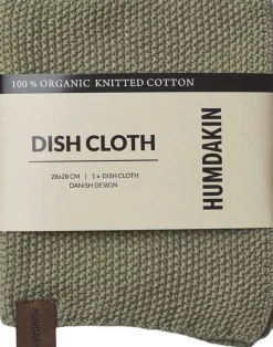 Knitted dishcloth Oak
