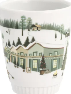 Krus Vinter 27 cl Hvid Ovnfast porcelæn