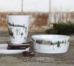 Krus Vinter 27 cl Hvid Ovnfast porcelæn