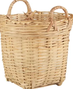 Kurv bambus m/hanke