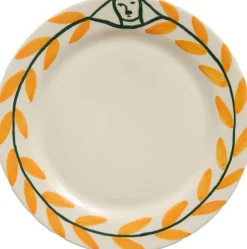 La Pittura Plate - Ø24 - Golden leaf