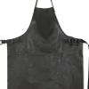 Læderforklæde BBQ Style Apron Vintage Grey