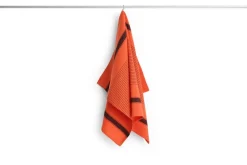 Linear Tea Towel-W52 x L80-Warm red