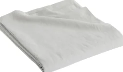 Linen Bedspread-240 x 260-Sky grey