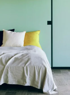 Linen Cushion-60 x 60-Lemon yellow