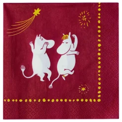 Moomin Arabia 33cm papirservietter Festlige Øjeblikke