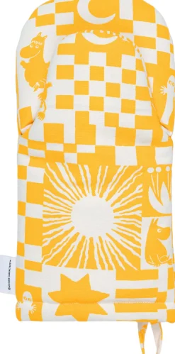 Moomin Arabia grydehandske Fest gul