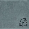 Moomin Arabia håndklæde 25x25 Måren grå GOTS