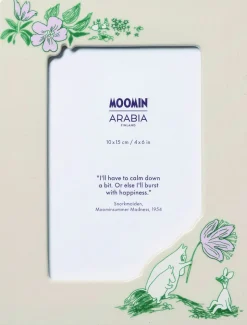Moomin Arabia 10x15cm billedramme Vildblomst Genanvendt Interiør