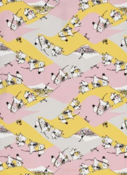 Moomin Arabia 50x70cm viskestykke Familietid GOTS