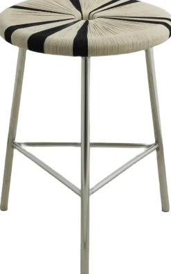MORICE stool, low - black/ivory