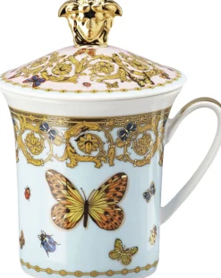 Mug with lid/30years, Le jardin de Versace