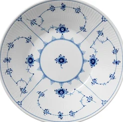 Musselmalet Riflet 24 cm. dyb tallerken