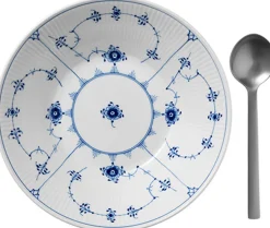 Musselmalet Riflet 24 cm. dyb tallerken