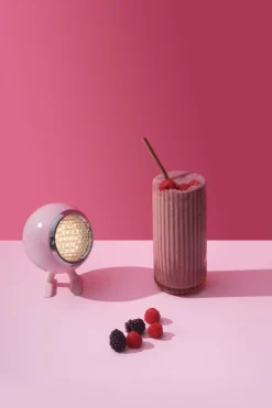 Norbitt, LED lamp, Rechargeable, In/Outdoor, Smoothie Pink