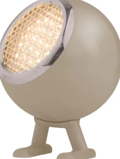 Norbitt, LED lamp, Rechargeable, In/Outdoor, Mushroom Brown