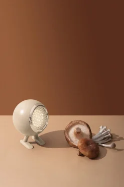 Norbitt, LED lamp, Rechargeable, In/Outdoor, Mushroom Brown