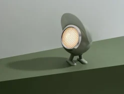 Norbitt, LED lamp, Rechargeable, In/Outdoor, Herby green