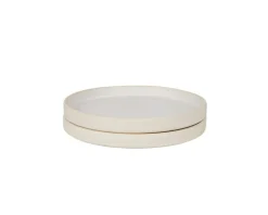 Otto Ceramic Plate Set of Two | Natural | Small