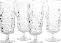 Picnic Juni glass high, 4-pcs (6) Clear