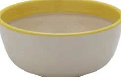 Play skål 13cm beige-gul