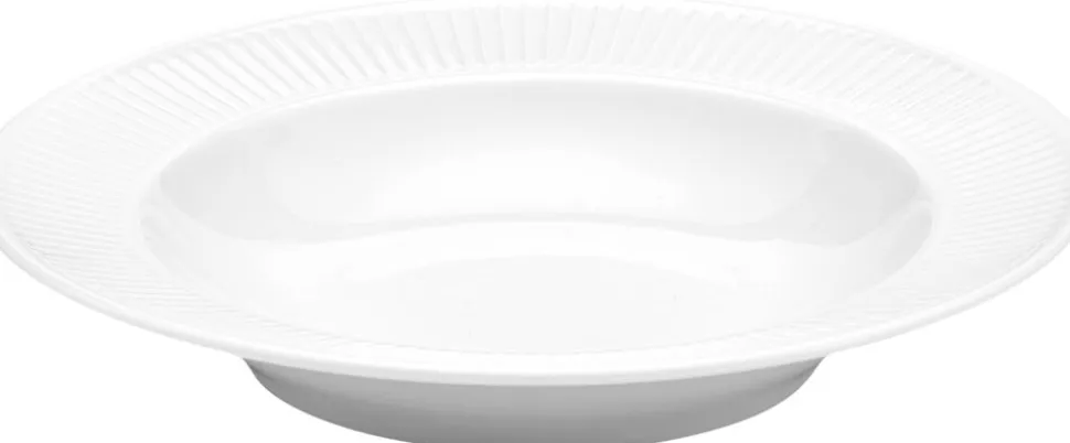 Plissé dyb tallerken 22 cm.