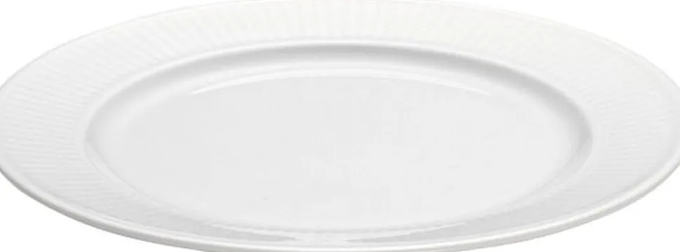 Plissé flad tallerken 17 cm.