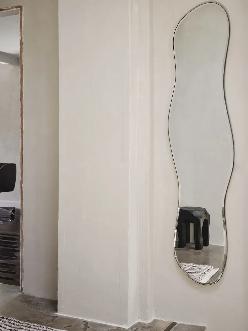 Pond Mirror - Full Size - Dark Chro