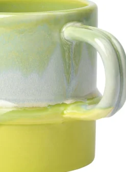 Poppery Krus med hank 35 cl apple green/mint