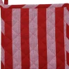 Pot holder 22x22 cm BIRK - Stripe dark red