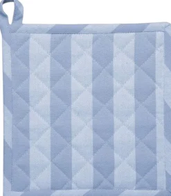 Pot holder 22x22 cm BIRK -Stripe light blue