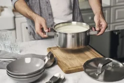 Pure Gryde- og pandesæt, 5-dele, 18/10 rustfrit stål