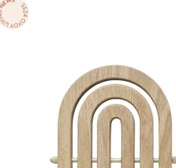 Rainbow Wooden Trivet