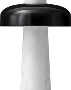 Reverse Table Lamp, Carrara, Black ( CE-ETL-UK)